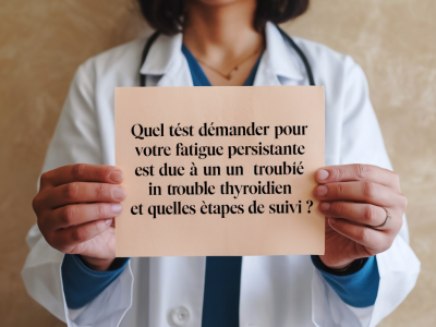 Quel test demander pour savoir si votre fatigue persistante est due à un trouble thyroïdien et quelles étapes de suivi