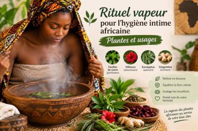 Rituel vapeur pour lhygiène intime africaine: plantes et usages